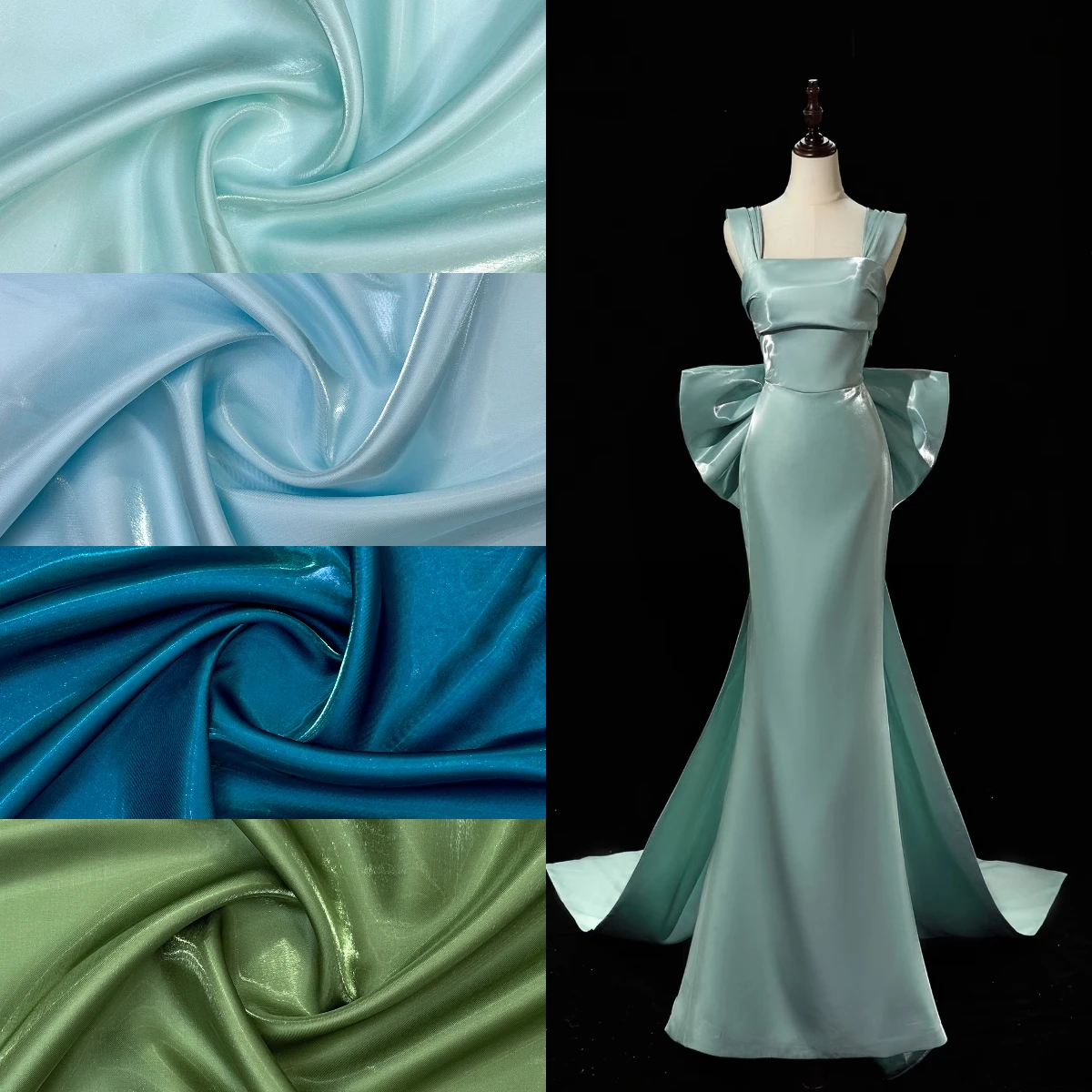 Super Bright Liquid Water Gloss Satin: Smooth Supportive Stiff Fabric for Dresses, Performance Costumes, Pants
Super Bright Liquid Water Gloss Satin: Smooth Supportive Stiff Fabric for Dresses, Performance Costumes, Pants