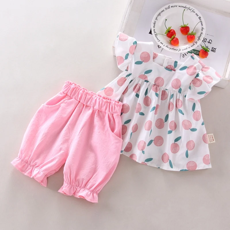0-4Y Toddler Girls Set Summer Short Sleeve Clothes Set Cute Printed T-shirt Pants 2pcs Suit Baby Kids Outfits Children Clothes
0-4Y Toddler Girls Set Summer Short Sleeve Clothes Set Cute Printed T-shirt Pants 2pcs Suit Baby Kids Outfits Children Clothes