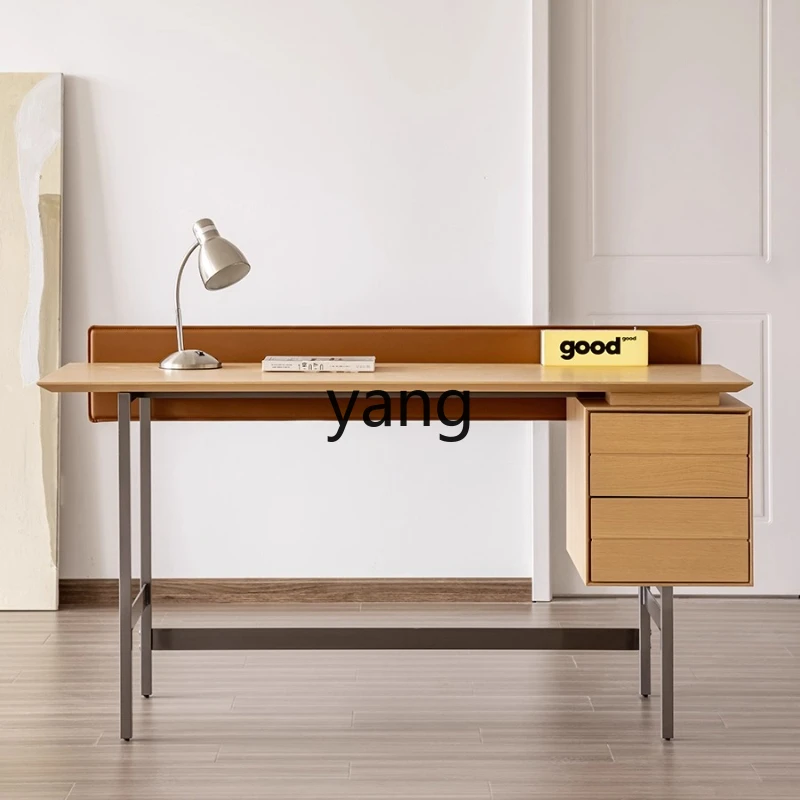 LH minimalist solid wood desk light luxury modern high-end sense book log style home computer desk
LH minimalist solid wood desk light luxury modern high-end sense book log style home computer desk
