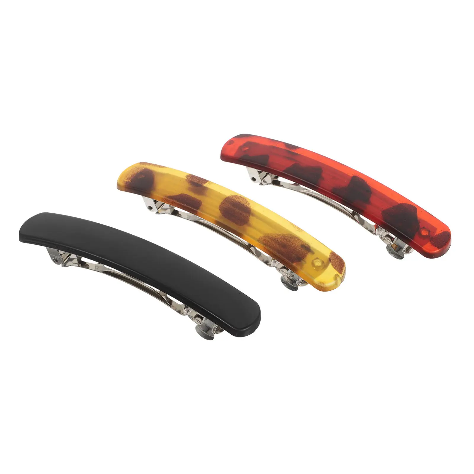 3Pcs Fashion Hair Clips French Barrettes Stylish Flat Spring Snap No Slip Clips for Women Girls Thin Thick Hair Office Casual
3Pcs Fashion Hair Clips French Barrettes Stylish Flat Spring Snap No Slip Clips for Women Girls Thin Thick Hair Office Casual
