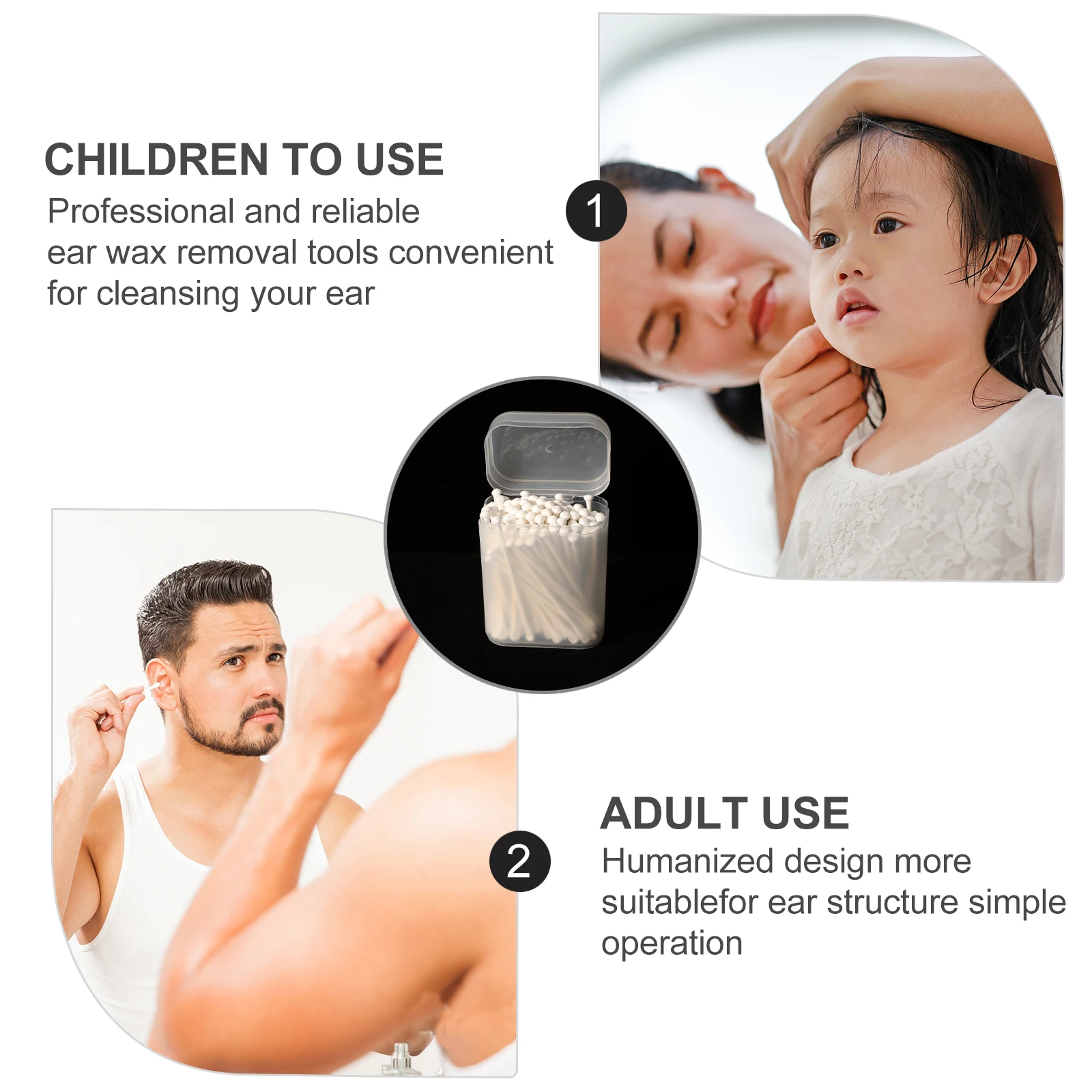 Ear Picking Cotton Swabs Double Tipped Soft Sturdy Stick Comfortable Handle Safe for Baby Adult Reusable Daily Use
Ear Picking Cotton Swabs Double Tipped Soft Sturdy Stick Comfortable Handle Safe for Baby Adult Reusable Daily Use