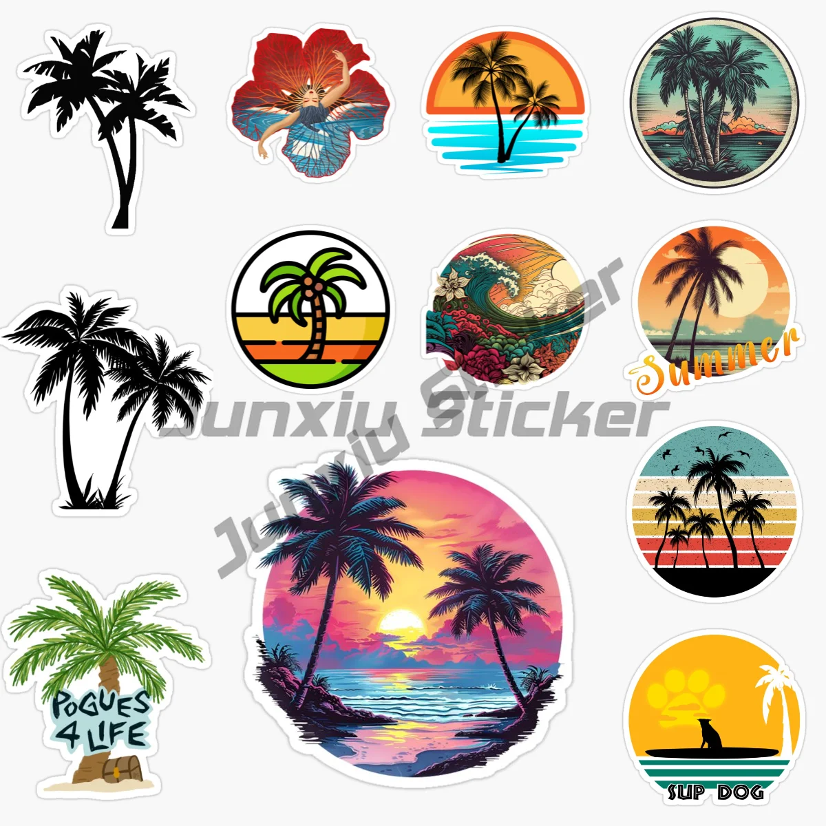 Beach Palm Tree Car Stickers Refrigerator Fine Decal Motorcycle Surfboard Laptop Helmet Decor Wall Vinyl Self-adhesive PVC Decal
Beach Palm Tree Car Stickers Refrigerator Fine Decal Motorcycle Surfboard Laptop Helmet Decor Wall Vinyl Self-adhesive PVC Decal