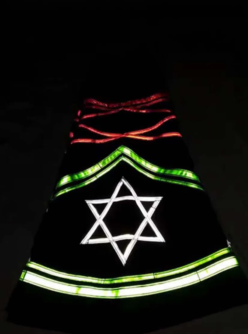 RAVE GEAR phat pants shuffle dancing cool reflective strip Pants Ghost Dance Reflective Pants Street Hip-hop Pants Night P31
RAVE GEAR phat pants shuffle dancing cool reflective strip Pants Ghost Dance Reflective Pants Street Hip-hop Pants Night P31