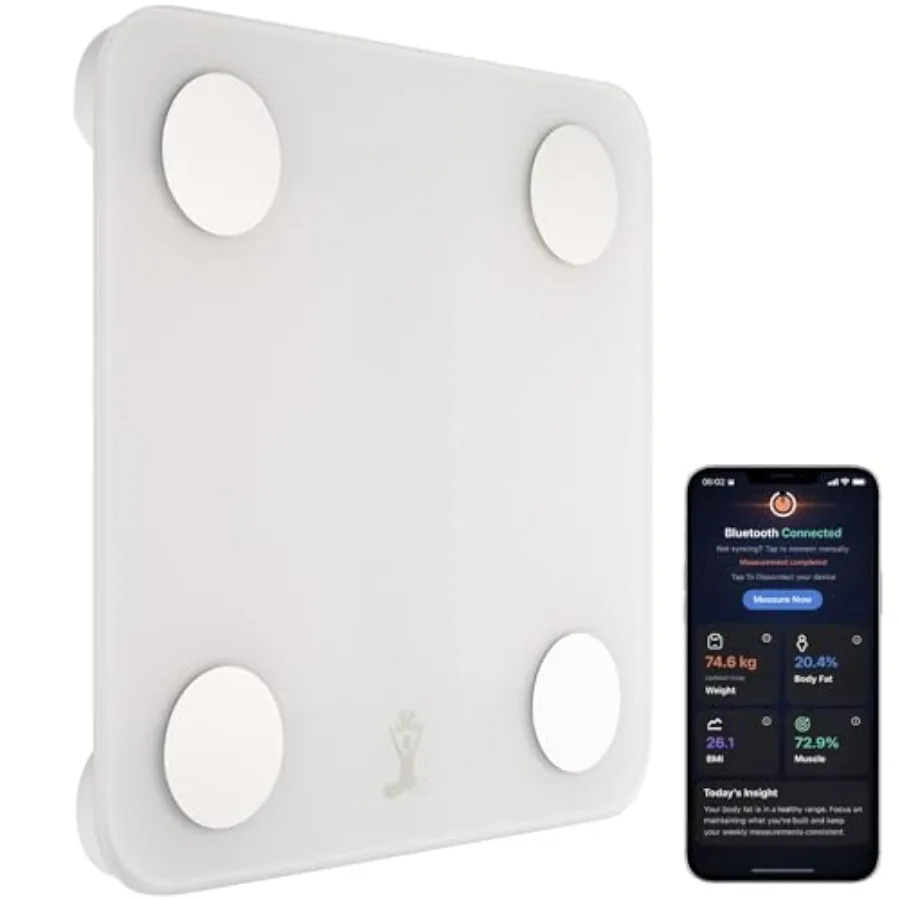Smart Body Fat Scale for Body Weight Body Composition Digital Bathroom Scale with Bluetooth App BMI Muscle Mass Visceral Fat Da
Smart Body Fat Scale for Body Weight Body Composition Digital Bathroom Scale with Bluetooth App BMI Muscle Mass Visceral Fat Da