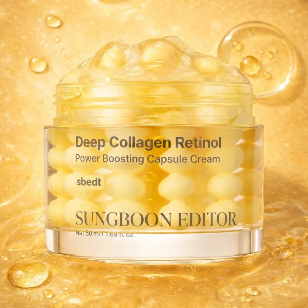 SUNGBOON EDITOR Deep Collagen Retinol Power Boosting Cream Hydration Moisturizing Firming Wrinkle Reduction Face Lifting
SUNGBOON EDITOR Deep Collagen Retinol Power Boosting Cream Hydration Moisturizing Firming Wrinkle Reduction Face Lifting