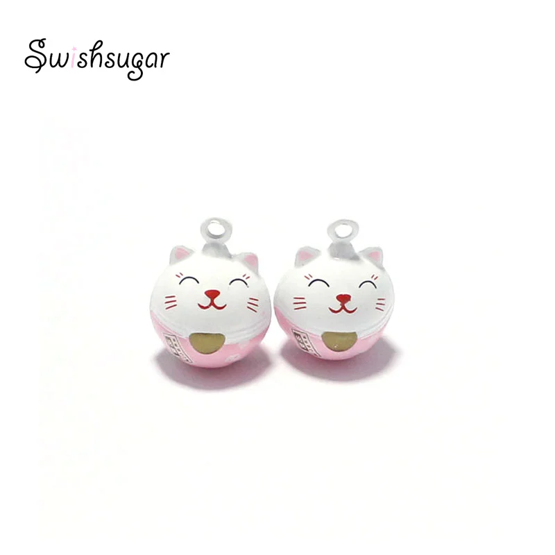Metal Fortune Cat Cartoon Bell Charms Necklace Bracelet Pendants Jewelry Accessories Pet's Hanging Decor
Metal Fortune Cat Cartoon Bell Charms Necklace Bracelet Pendants Jewelry Accessories Pet's Hanging Decor