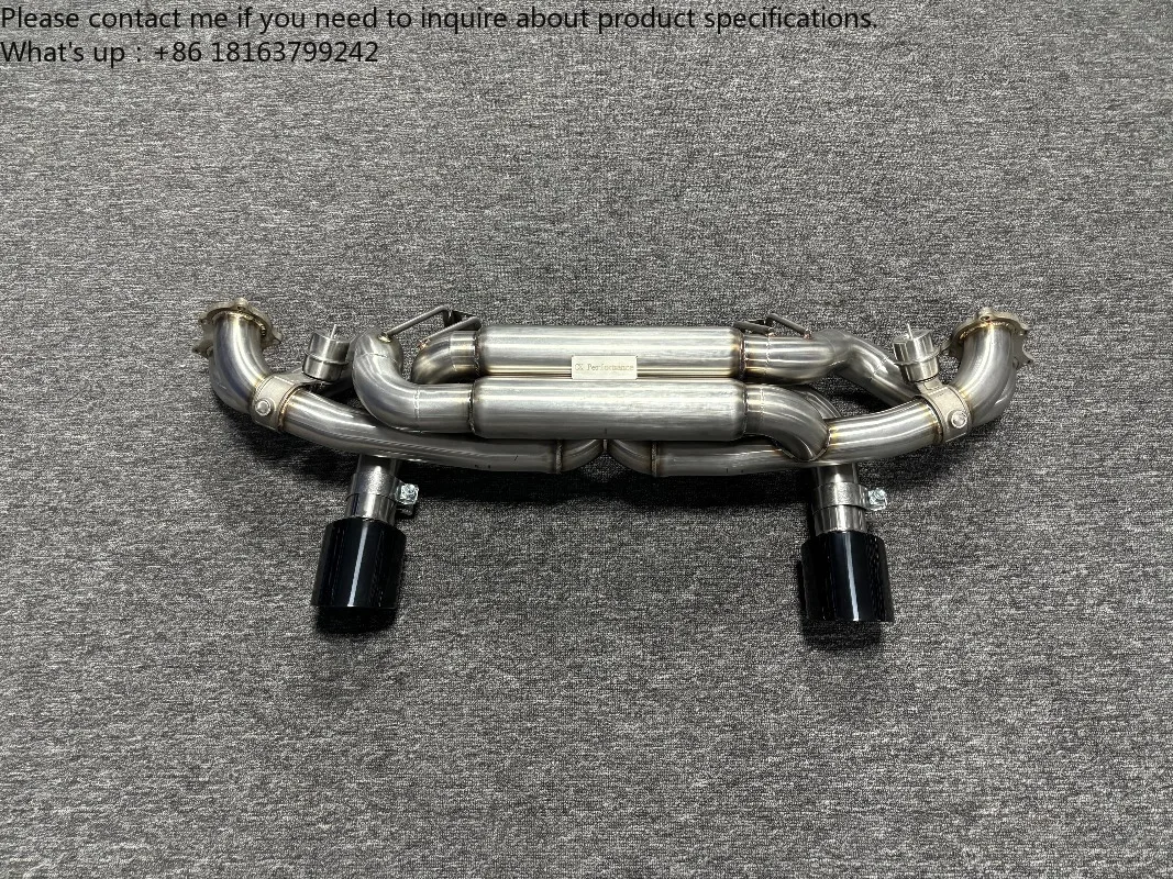 Hetu Free Flow Axleback Muffler Exhaust System of Stainless Steel with Vacuum Valves for Porsche 718 GT4 4.0L Remote Control
Hetu Free Flow Axleback Muffler Exhaust System of Stainless Steel with Vacuum Valves for Porsche 718 GT4 4.0L Remote Control