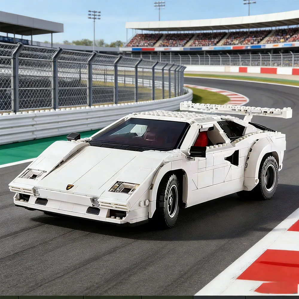Spot 1506PCS Countach 5000 building blocks super racing model classic collection toys Christmas boys birthday gifts
Spot 1506PCS Countach 5000 building blocks super racing model classic collection toys Christmas boys birthday gifts