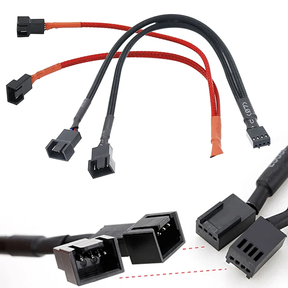PWM 4pin Fan Extension Splitter Hub Cables Motherboard CPU 4 pin Y Splitter Cable Fan PC Case Fan Extension Adapter
PWM 4pin Fan Extension Splitter Hub Cables Motherboard CPU 4 pin Y Splitter Cable Fan PC Case Fan Extension Adapter