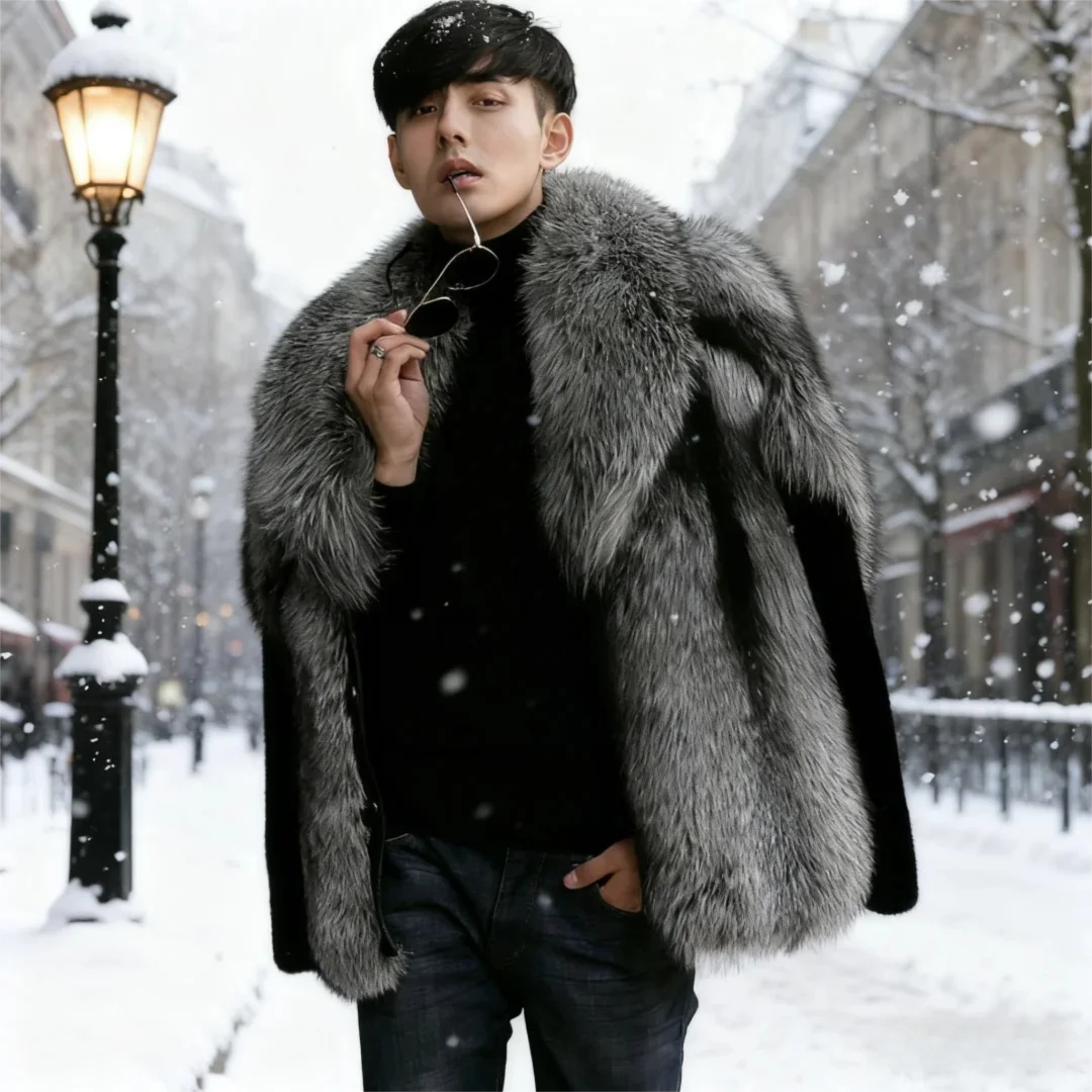 Men's Faux Fur Overcoat Collection - Big & Tall Design with Plush Lining for Winter (Multiple Styles Available)
Men's Faux Fur Overcoat Collection - Big & Tall Design with Plush Lining for Winter (Multiple Styles Available)