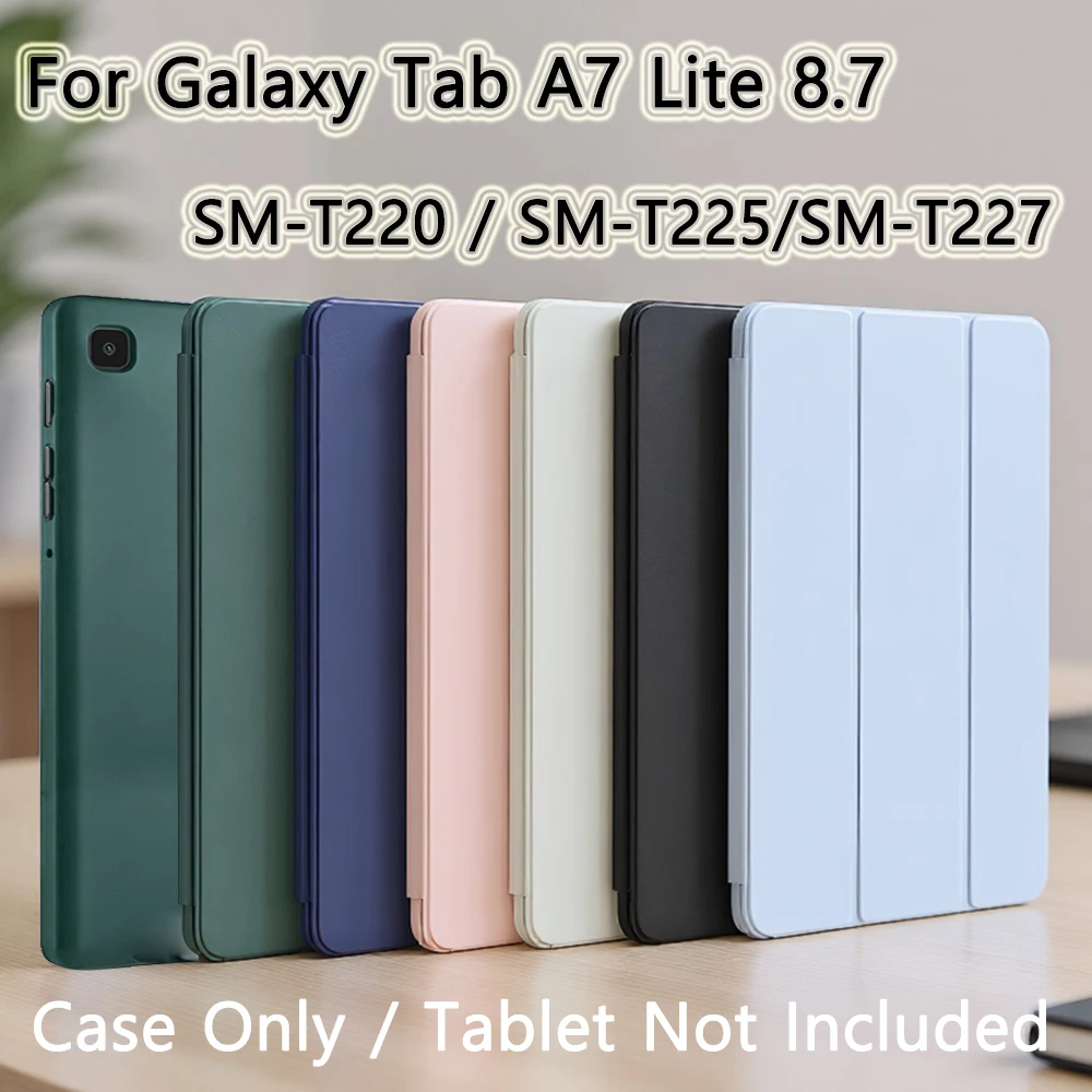 Magnetic Case for Samsung Galaxy Tab A7 Lite 8.7 2021 SM-T220 SM-T225 SM-T227 Trifold Stand Flip Smart Cover Soft TPU Back Shell
Magnetic Case for Samsung Galaxy Tab A7 Lite 8.7 2021 SM-T220 SM-T225 SM-T227 Trifold Stand Flip Smart Cover Soft TPU Back Shell
