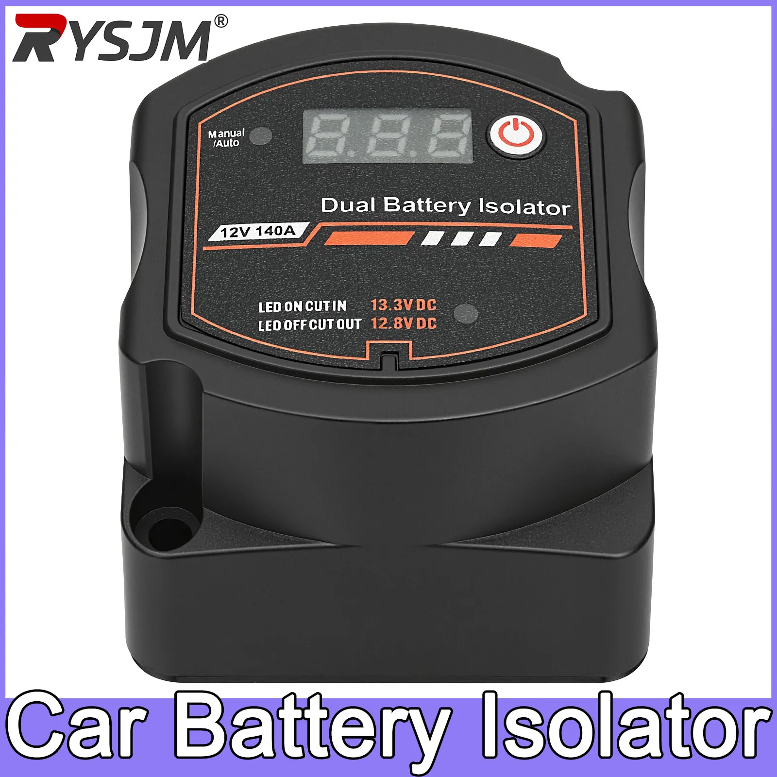 Smart Dual Battery Isolator 12V 140A Waterproof Digital Voltage Sensitive Relay VSR Switch For Car RV Camper UTV Boat Marine
Smart Dual Battery Isolator 12V 140A Waterproof Digital Voltage Sensitive Relay VSR Switch For Car RV Camper UTV Boat Marine