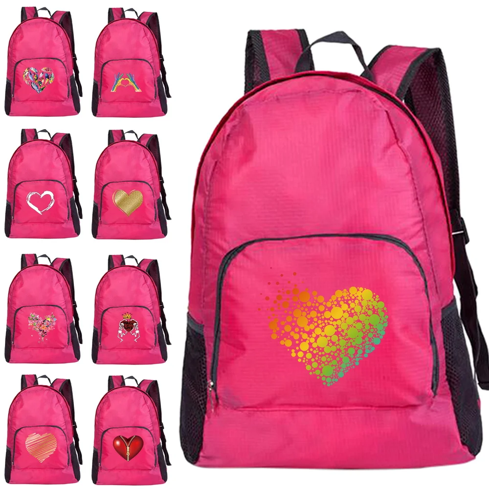 Foldable Backpack Love Series Large Capacity Outdoor Gear for Active Adventures Folding Lightweight Mountaineering Bag
Foldable Backpack Love Series Large Capacity Outdoor Gear for Active Adventures Folding Lightweight Mountaineering Bag