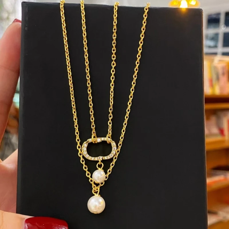 S925 Silver Classic High Quality Retro Vintage Vintage Simple Letter Pearl Multi Layer Necklace Trendy Versatile Niche Ins Daily
S925 Silver Classic High Quality Retro Vintage Vintage Simple Letter Pearl Multi Layer Necklace Trendy Versatile Niche Ins Daily