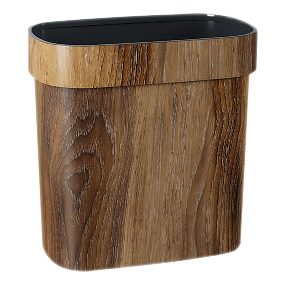 1 Retro Wood Grain Trash Can Garbage Bucket Large Capacity Lightweight PP Material Kitchen Home Bathroom Office Use Stylish
1 Retro Wood Grain Trash Can Garbage Bucket Large Capacity Lightweight PP Material Kitchen Home Bathroom Office Use Stylish