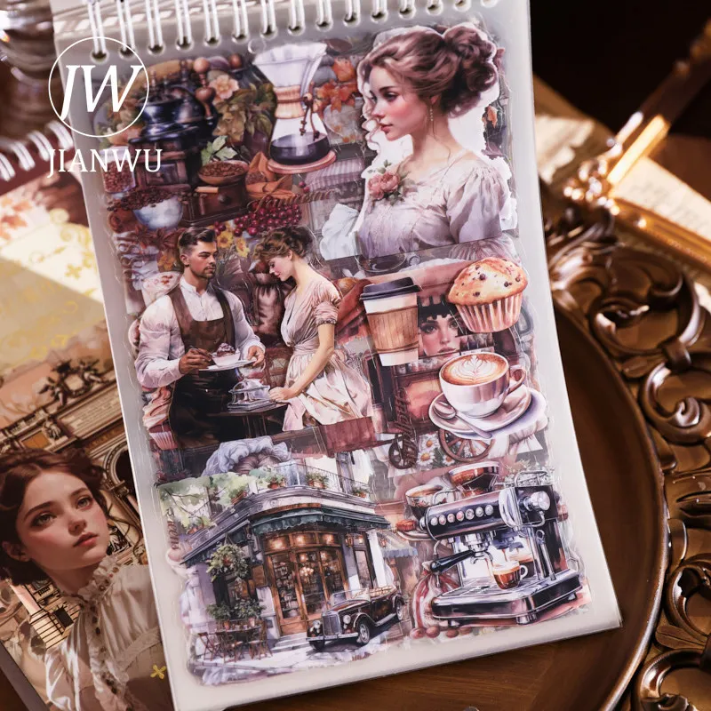 JIANWU Vintage Character Flower Castle Landscape Material Collage Scrapbooking Sticker Book Creative DIY Journal Stationery
JIANWU Vintage Character Flower Castle Landscape Material Collage Scrapbooking Sticker Book Creative DIY Journal Stationery