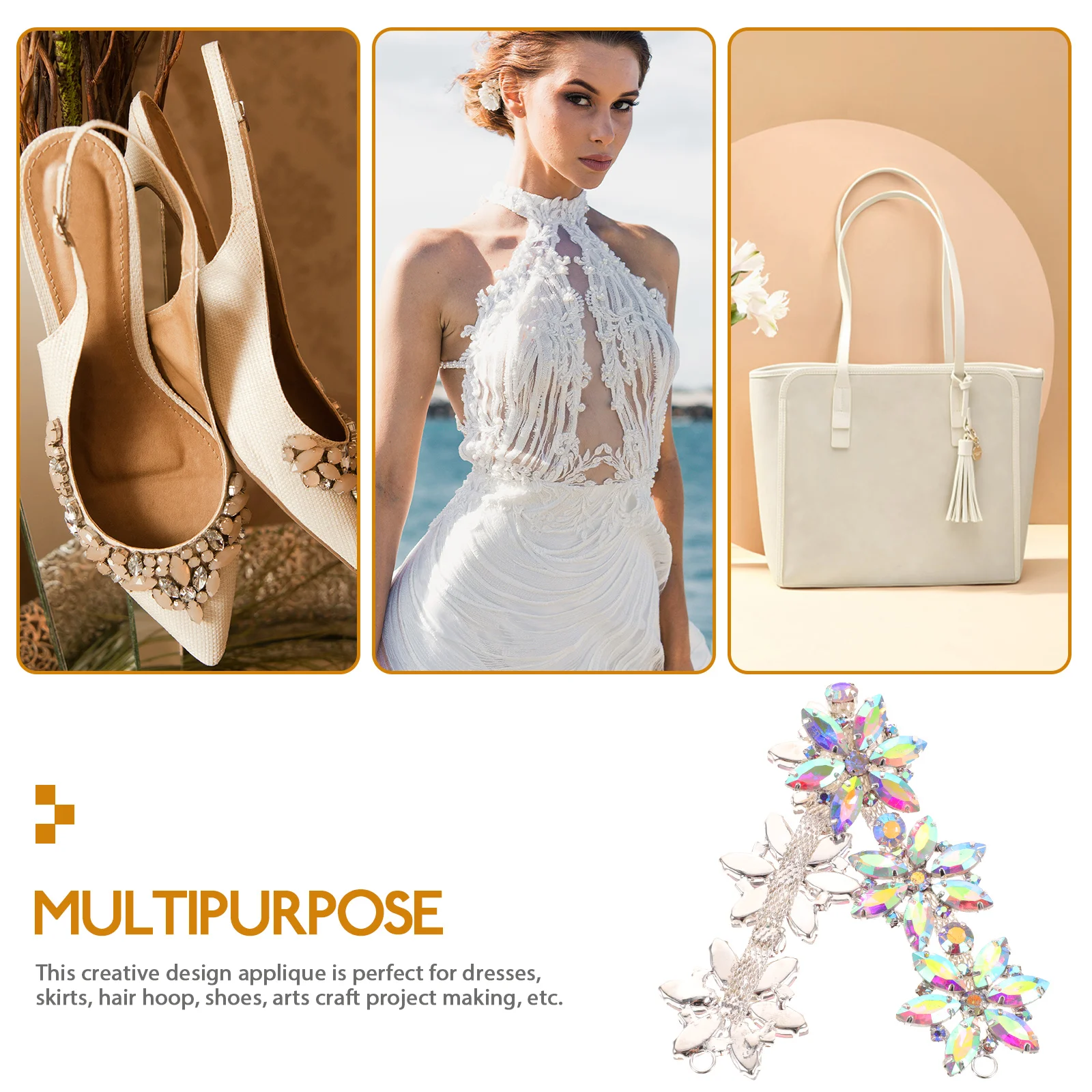 3D Flower Glass Rhinestone Applique Wedding Bridal Sash Belt Decorative Patch Diy Clothing Shoe Accessory Sparkle Premium
3D Flower Glass Rhinestone Applique Wedding Bridal Sash Belt Decorative Patch Diy Clothing Shoe Accessory Sparkle Premium