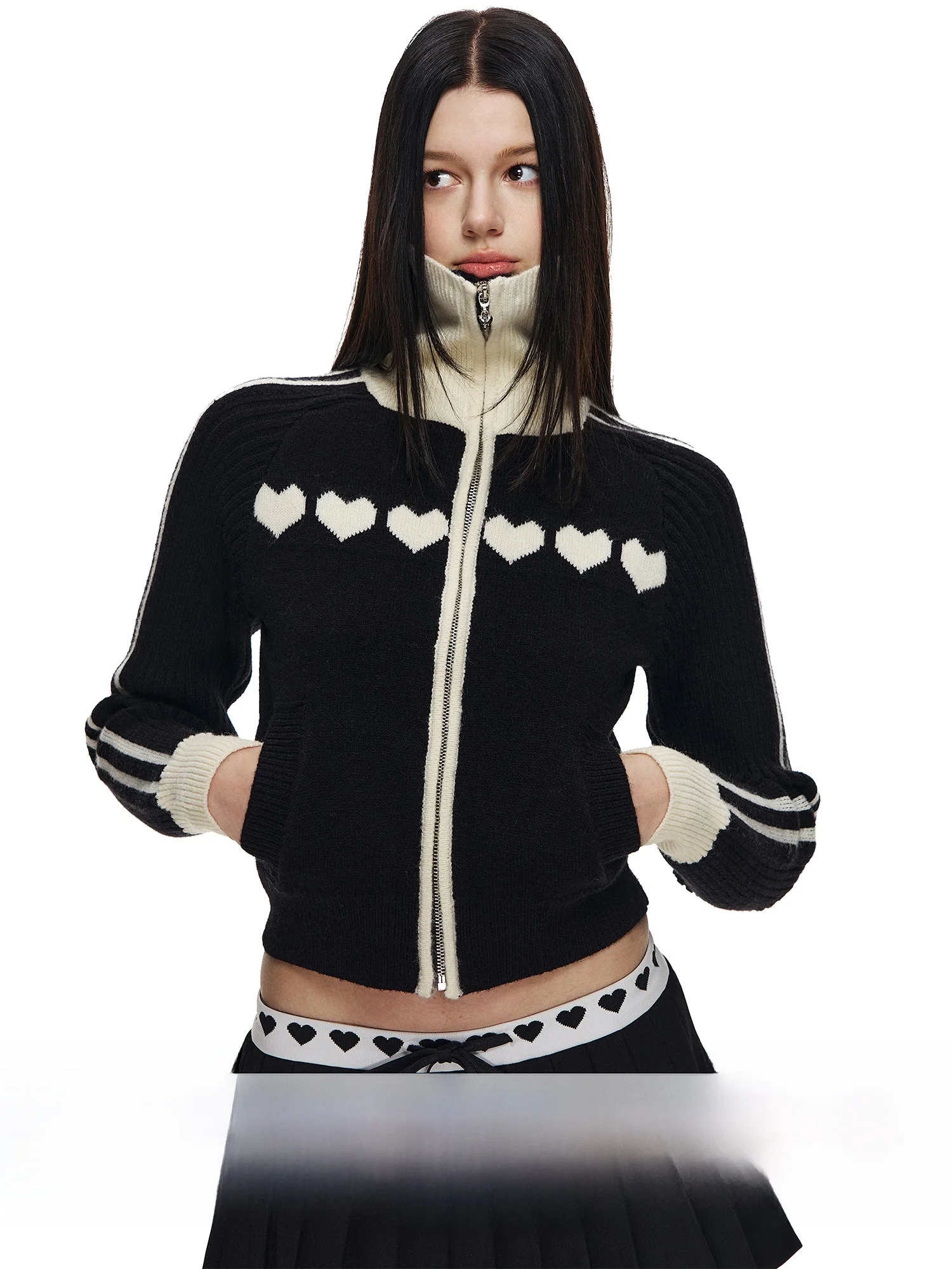 Оригинальный вязаный кардиган NECY с узором в виде сердечек, на молнии, женский, весенний, модный, Cleanfit, стандартный размер, с длинными рукавами
Оригинальный вязаный кардиган NECY с узором в виде сердечек, на молнии, женский, весенний, модный, Cleanfit, стандартный размер, с длинными рукавами