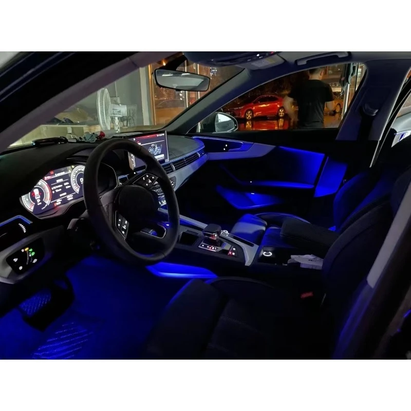 Suitable for Audi A4/A5 B9 lighting car styling LED ambient lights 2017-2025 32 colors
Suitable for Audi A4/A5 B9 lighting car styling LED ambient lights 2017-2025 32 colors