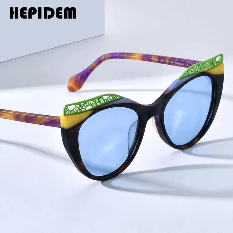 HEPIDEM Acetate Polarized Sunglasses Men 2024 New Women Retro Colorful Trendy Fashion Cat Eye Sun Glasses UV400 Shades H9365T
HEPIDEM Acetate Polarized Sunglasses Men 2024 New Women Retro Colorful Trendy Fashion Cat Eye Sun Glasses UV400 Shades H9365T