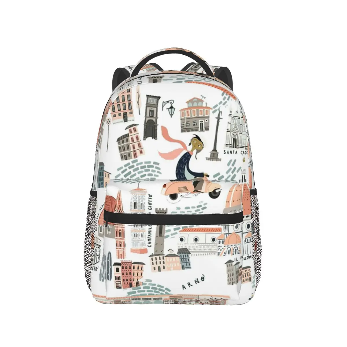 Florence (Italy) Pattern Backpack Hot Sale Daypack Large Capacity Kids BookBag School Bag Shoulder Bags for Men Women
Florence (Italy) Pattern Backpack Hot Sale Daypack Large Capacity Kids BookBag School Bag Shoulder Bags for Men Women
