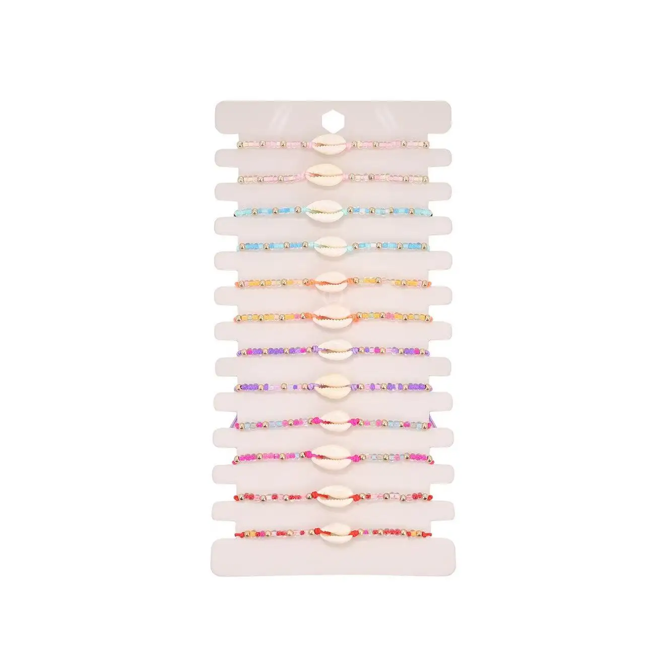 12 Piece Bohemian Multi-color Rice Bead Shell Hand-Woven bracelets For Men And Women
12 Piece Bohemian Multi-color Rice Bead Shell Hand-Woven bracelets For Men And Women