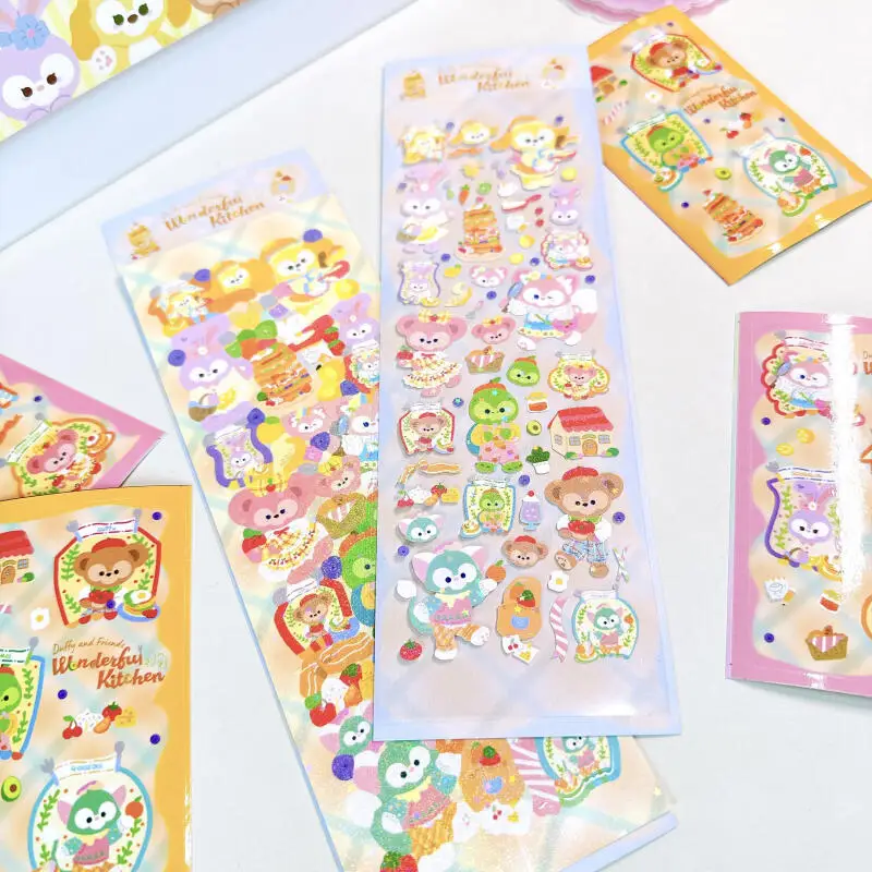 Disney Duffy Olu Mel Linabell кухонная серия десертов лазерная декоративная карта Diy наклейки девушка Kawaii справочник украшение подарок
Disney Duffy Olu Mel Linabell кухонная серия десертов лазерная декоративная карта Diy наклейки девушка Kawaii справочник украшение подарок