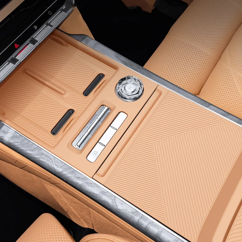 Для Zeekr 9X EX1H 2025 2026, силиконовая накладка, подлокотник центральной консоли, водонепроницаемый пылезащитный аксессуар для интерьера
Для Zeekr 9X EX1H 2025 2026, силиконовая накладка, подлокотник центральной консоли, водонепроницаемый пылезащитный аксессуар для интерьера