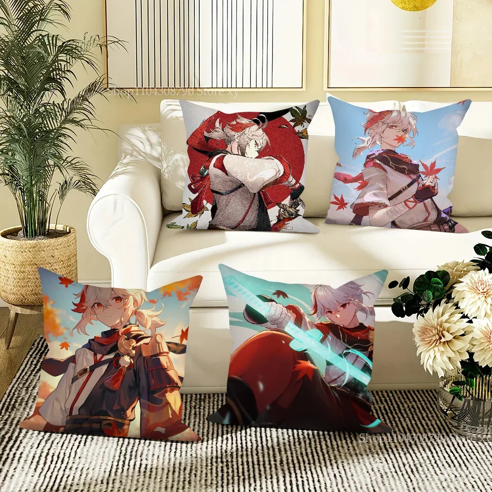 Kaedehara Kazuha Animation G-Genshin I-Impact наволочка квадратная подушка спальня диван для отдыхаCar гостиная украшение дома 40X40
Kaedehara Kazuha Animation G-Genshin I-Impact наволочка квадратная подушка спальня диван для отдыхаCar гостиная украшение дома 40X40