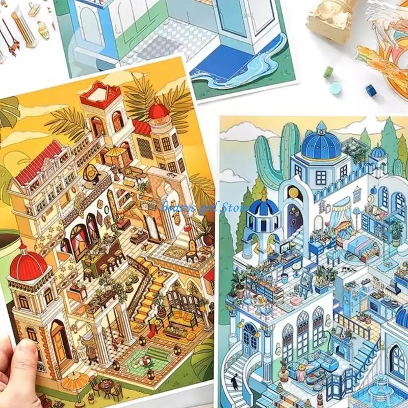 C7AB Cartoon Miniature Scene PET Sticker For Scrapbooking Journal Notebook Phone Case
C7AB Cartoon Miniature Scene PET Sticker For Scrapbooking Journal Notebook Phone Case