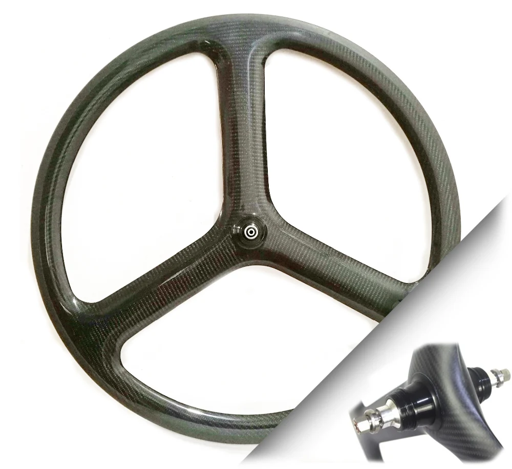 Clearance 700C Rear Carbon Tri-spokes Wheels Tubular/Clincher for Track Hub or Disc Brake Hub Road Bike Wheels
Clearance 700C Rear Carbon Tri-spokes Wheels Tubular/Clincher for Track Hub or Disc Brake Hub Road Bike Wheels