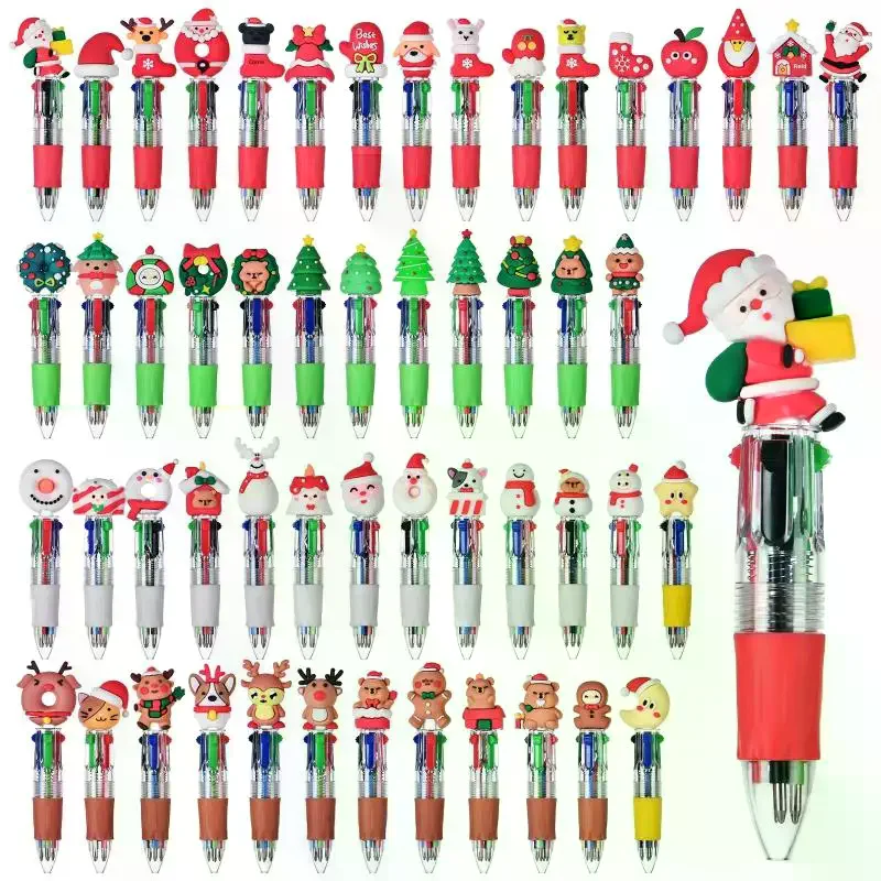 5-30Pcs Mixed Christmas 4-in-1 Color Ballpoint Pen Cartoon Santa Claus Snowman Writing Pen Student Stationery Kids New Year Gift
5-30Pcs Mixed Christmas 4-in-1 Color Ballpoint Pen Cartoon Santa Claus Snowman Writing Pen Student Stationery Kids New Year Gift