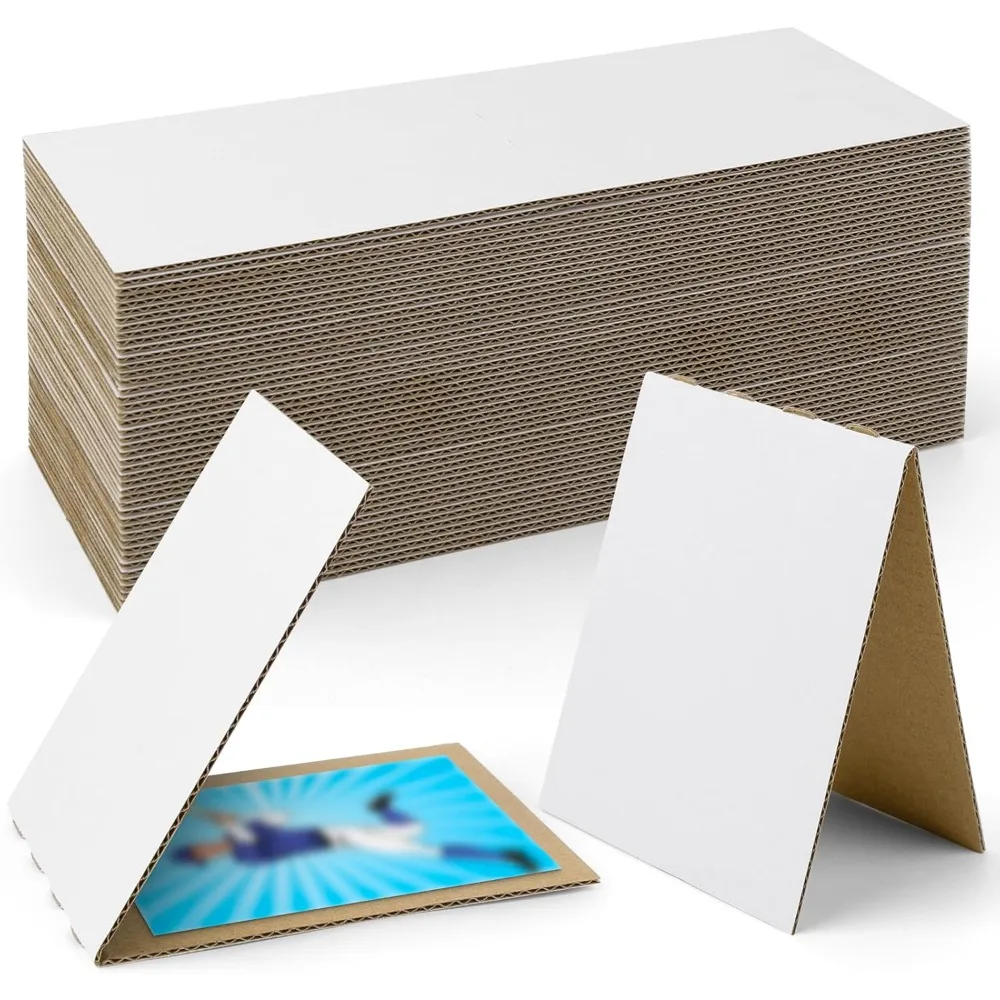50 Pack 3.5X4.5 Inch Trading Card Protector, Shipping Corrugated Sheet, Cardboard Inserts, Sport Baseball Football Card Folders, White
50 Pack 3.5X4.5 Inch Trading Card Protector, Shipping Corrugated Sheet, Cardboard Inserts, Sport Baseball Football Card Folders, White