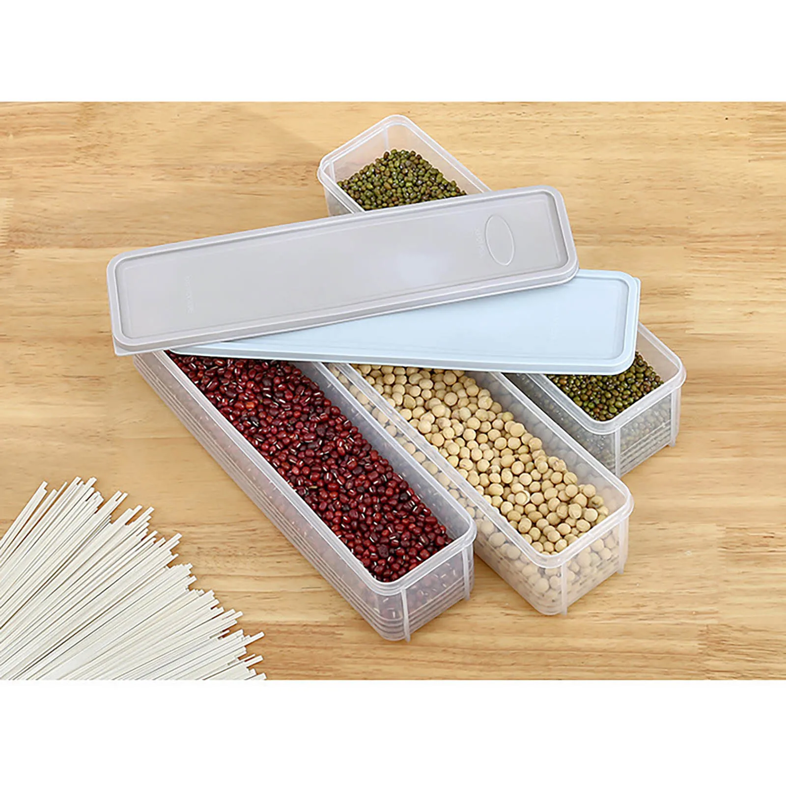 Kitchen Sealed Plastic Storage Box Moisture-proof Noodle Storage Food Grade Large Capacity Storage Box Household Tools Accessory
Kitchen Sealed Plastic Storage Box Moisture-proof Noodle Storage Food Grade Large Capacity Storage Box Household Tools Accessory