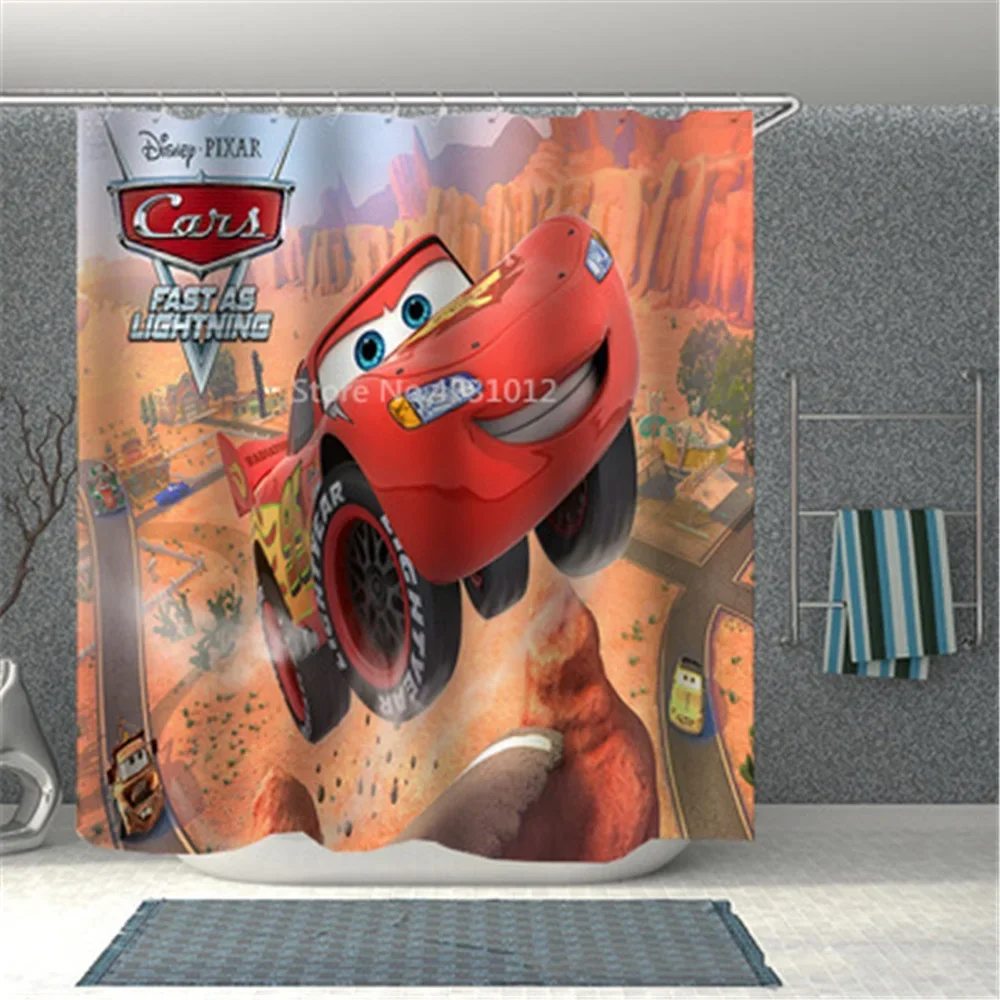 2023 Disney McQueen автомобиль 3D печать занавески для душа мультяшная Ткань Водонепроницаемая занавеска для ванной с крючком
2023 Disney McQueen автомобиль 3D печать занавески для душа мультяшная Ткань Водонепроницаемая занавеска для ванной с крючком