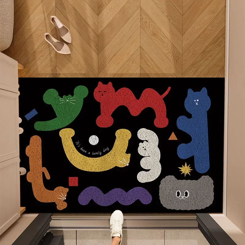 Anti-Slip Sand Removal PVC Rugs, Cartoon Foot Mats, Entrance Door Mat, Kitchen Rug, Living Room Carpet, Hand Washable, Home
Anti-Slip Sand Removal PVC Rugs, Cartoon Foot Mats, Entrance Door Mat, Kitchen Rug, Living Room Carpet, Hand Washable, Home