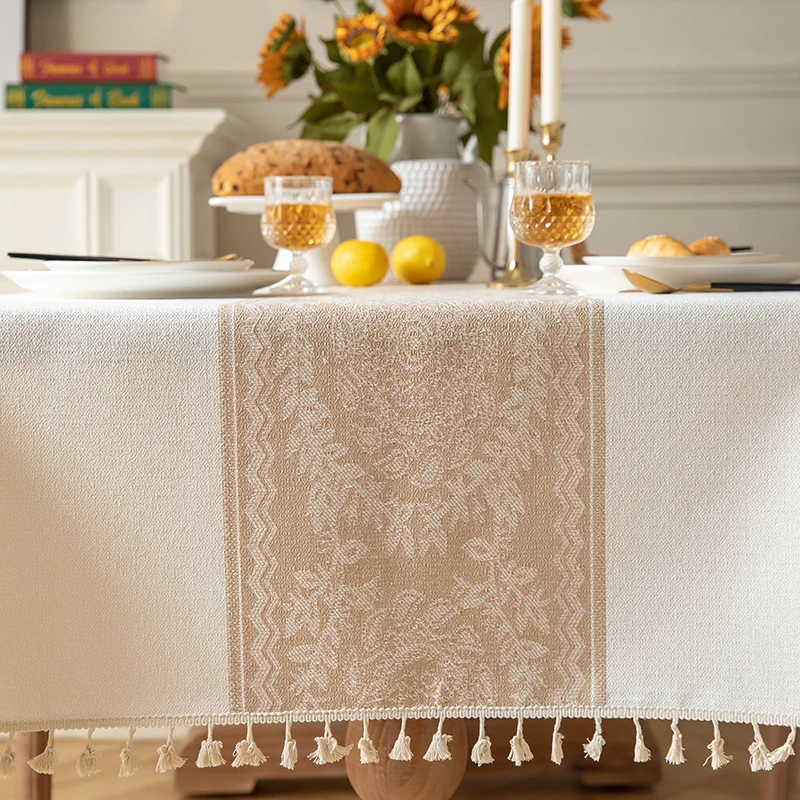 Nordic Fresh Fabric Tablecloth - Simple Modern High-End Light Luxury Rectangular Dining & Coffee Table Cloth, Soft Washable
Nordic Fresh Fabric Tablecloth - Simple Modern High-End Light Luxury Rectangular Dining & Coffee Table Cloth, Soft Washable