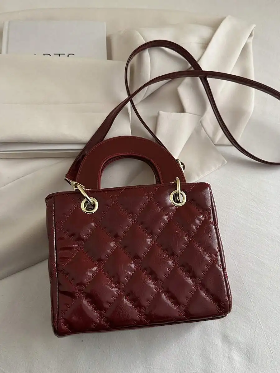 Spring Summer Toffee Color Mini Crossbody Bag Elegant Mom Valentine Gift Bag
Spring Summer Toffee Color Mini Crossbody Bag Elegant Mom Valentine Gift Bag