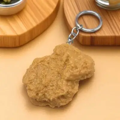 Keychain Simulated Fried Food Pendant Creative Student Accessory Prank Toy Durable Ornament For School Bag
Keychain Simulated Fried Food Pendant Creative Student Accessory Prank Toy Durable Ornament For School Bag