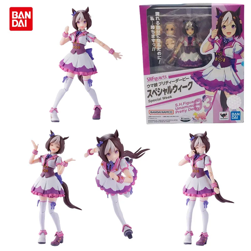 BANDAI SHF "Pretty Derby" Special Week "Kocho" (Soutaisyo) Figure Toys for Boys Girls Kids Christmas Gift
BANDAI SHF "Pretty Derby" Special Week "Kocho" (Soutaisyo) Figure Toys for Boys Girls Kids Christmas Gift