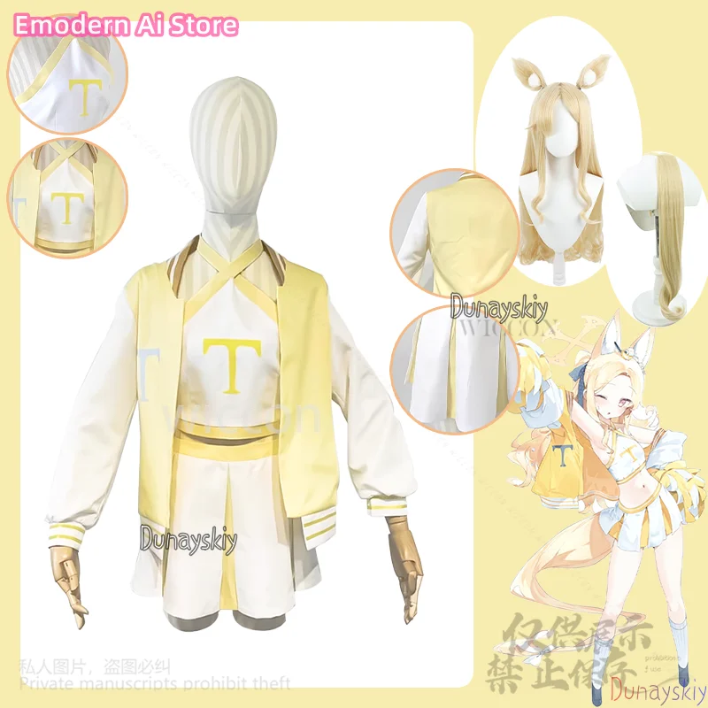 Game Blue Archive Yurizono Seia 코스프레 Anime Costume Halter Sleeveless Crop Top Kawaii Dress Cheerleader Uniforms Customized
Game Blue Archive Yurizono Seia 코스프레 Anime Costume Halter Sleeveless Crop Top Kawaii Dress Cheerleader Uniforms Customized