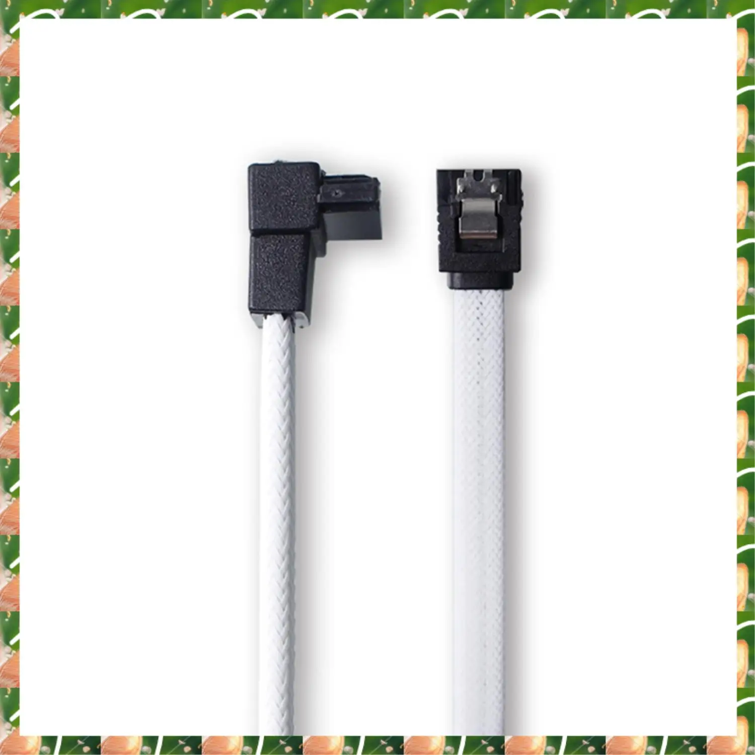 JAJA 2 Pcs 50CM SATA 3.0 III SATA3 7Pin Data Cable Right Angle 6Gb/S SSD Cables HDD Hard Disk Data Cord With Nylon Sleeved, Gree
JAJA 2 Pcs 50CM SATA 3.0 III SATA3 7Pin Data Cable Right Angle 6Gb/S SSD Cables HDD Hard Disk Data Cord With Nylon Sleeved, Gree