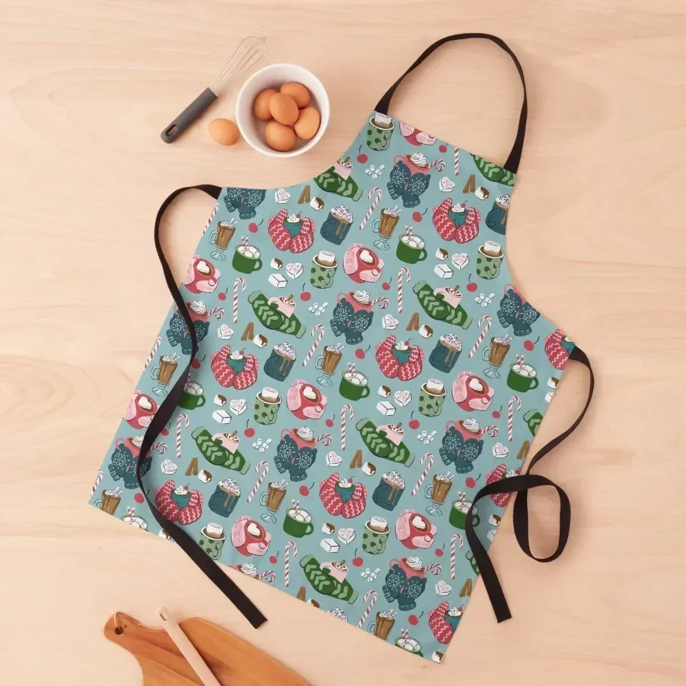 Cozy Cocoa - Winter Holiday Apron japanese style cookings for women custom women's kitchen Women's Dresses Apron 
Cozy Cocoa - Winter Holiday Apron japanese style cookings for women custom women's kitchen Women's Dresses Apron