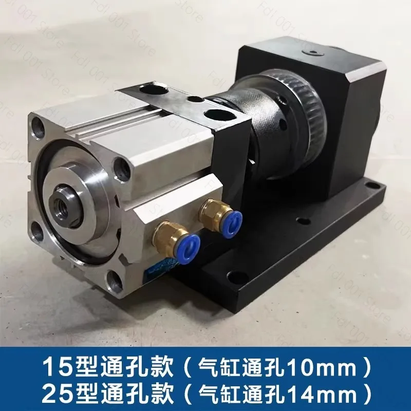 High Precision 25mm Pneumatic Lathe Spindle, Automatic Fixture Rotating Chuck for CNC
High Precision 25mm Pneumatic Lathe Spindle, Automatic Fixture Rotating Chuck for CNC