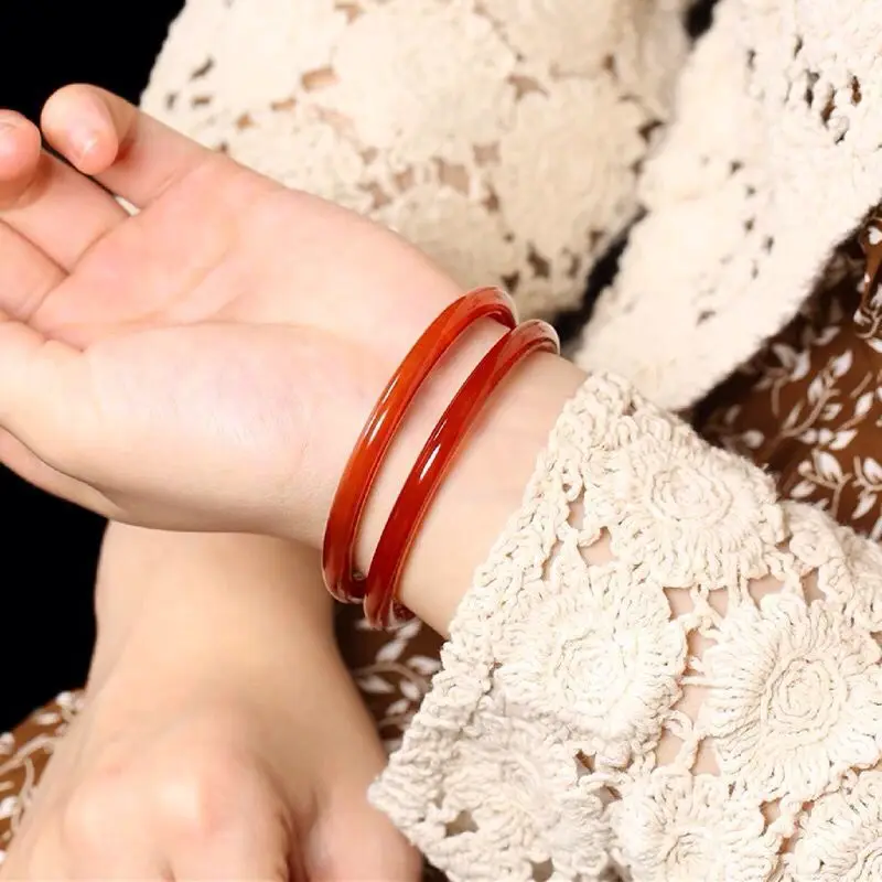 Natural 8mm and 6mm Red Agate Bracelet Female Positive Circle Chalcedony Bracelet Gift for Mother and Girlfriend Gift
Natural 8mm and 6mm Red Agate Bracelet Female Positive Circle Chalcedony Bracelet Gift for Mother and Girlfriend Gift