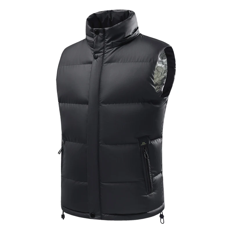 New Graphene Warm Sleeveless Down Coats Winter White Cotton Padded Coats Male Casual Vests Jackets Detachable Hat Zipper Pocket
New Graphene Warm Sleeveless Down Coats Winter White Cotton Padded Coats Male Casual Vests Jackets Detachable Hat Zipper Pocket
