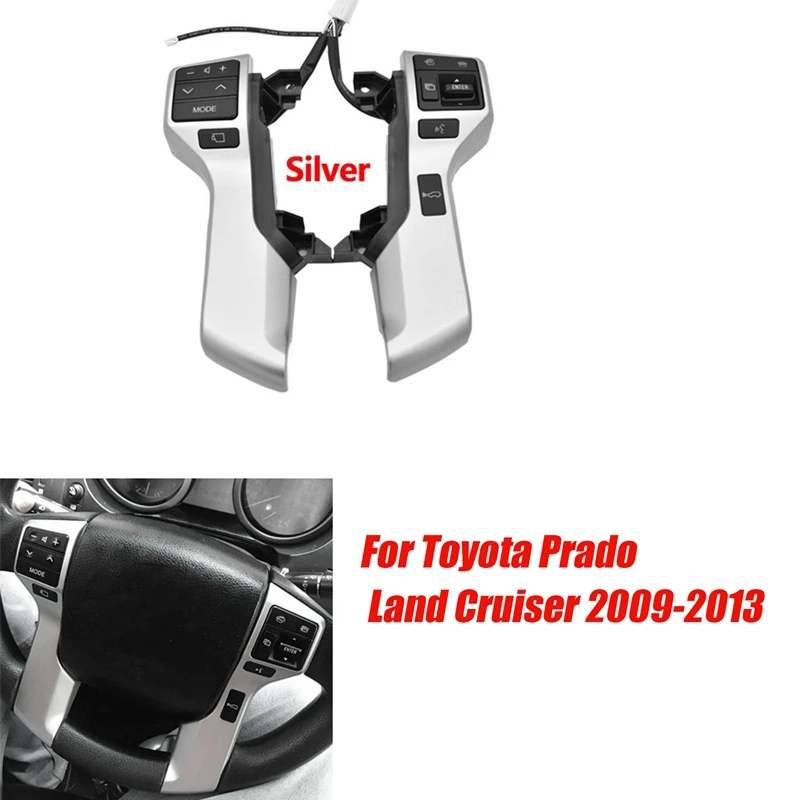 Car Multifunction Steering Wheel Switch Control Cruise Audio Button 84250-60180 For Toyota Prado Land Cruiser 2009-2013
Car Multifunction Steering Wheel Switch Control Cruise Audio Button 84250-60180 For Toyota Prado Land Cruiser 2009-2013