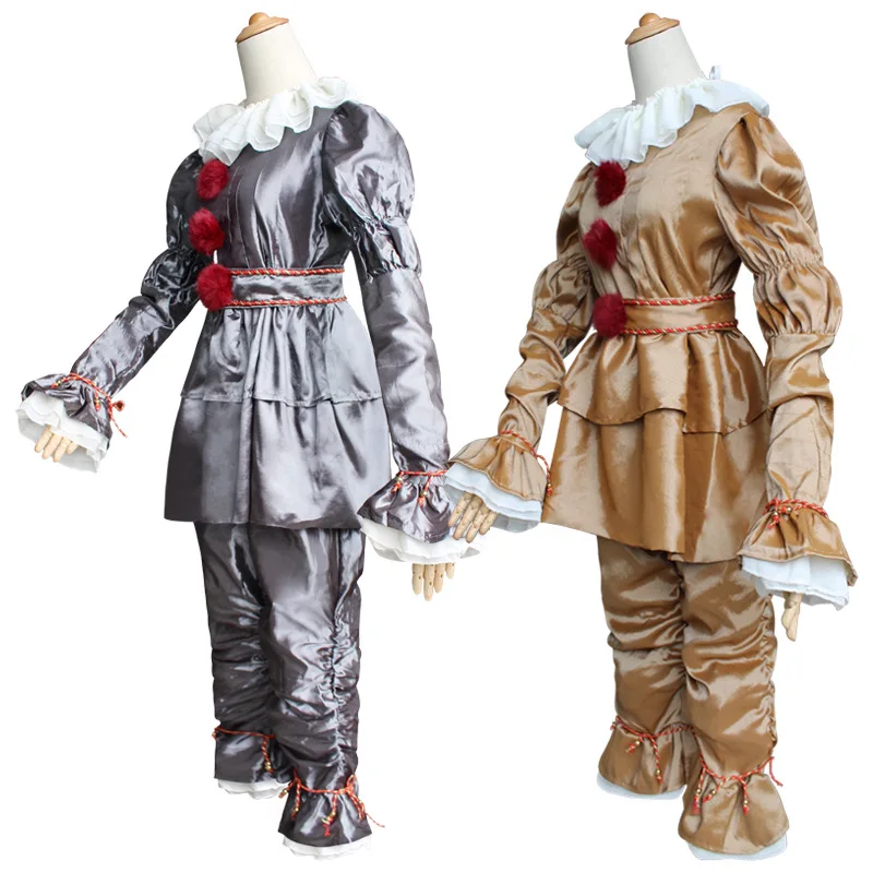 Костюм для косплея из фильма Pennywise, костюм клоуна ужасов, мужская и женская одежда на Хэллоуин, карнавал, косплей Pennywise, индивидуальная одежда
Костюм для косплея из фильма Pennywise, костюм клоуна ужасов, мужская и женская одежда на Хэллоуин, карнавал, косплей Pennywise, индивидуальная одежда