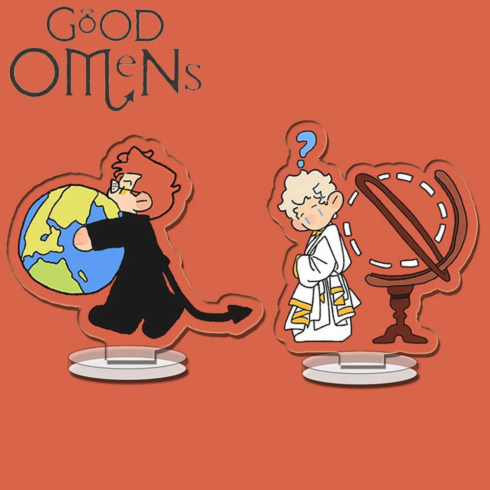TV Series Good Omens Aziraphale Crowley Cosplay Stand Acrylic Standing Plate Cartoon Desktop Decoration Accessory Ornament Prop
TV Series Good Omens Aziraphale Crowley Cosplay Stand Acrylic Standing Plate Cartoon Desktop Decoration Accessory Ornament Prop