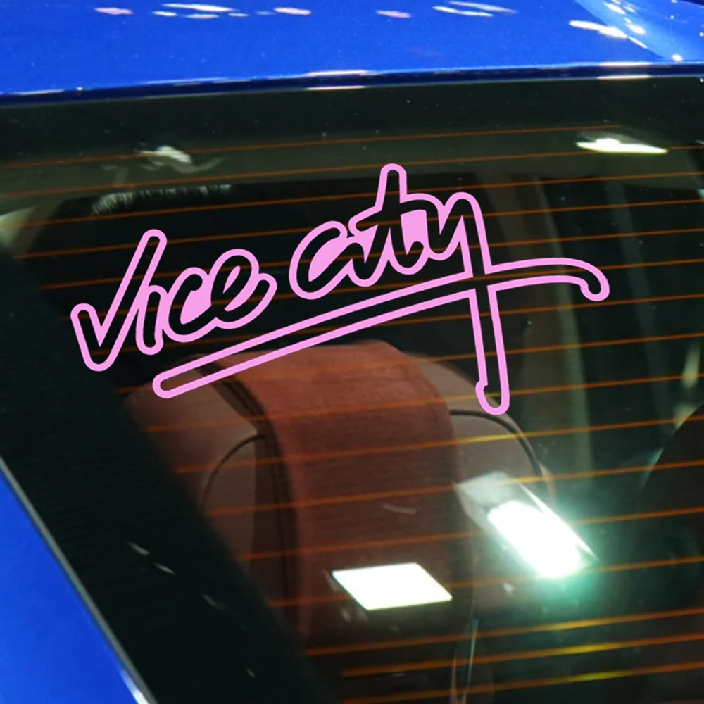 Personality Creative Stickers Car Stickers Gta Vice City Logo Windshield Decorative Decals For Automobile Exterior Accessories
Personality Creative Stickers Car Stickers Gta Vice City Logo Windshield Decorative Decals For Automobile Exterior Accessories